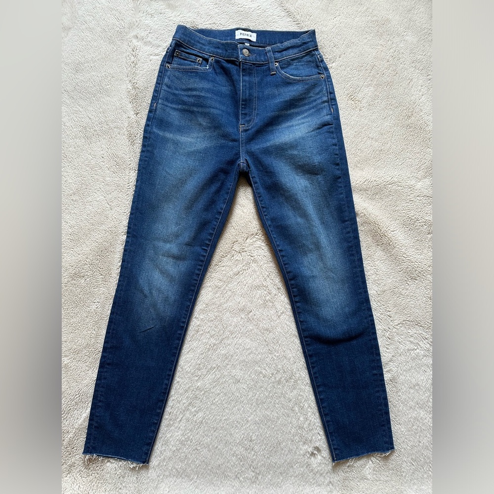 PISTOLA Aline High Rise Skinny Crop